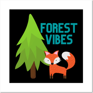 Forest Vibes Fox! Posters and Art